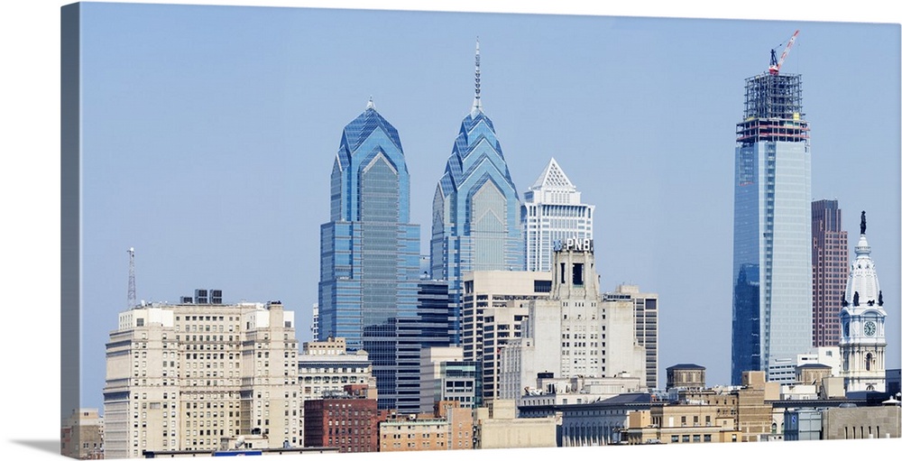 Skyscrapers in a city, Philadelphia, Philadelphia County, Pennsylvania