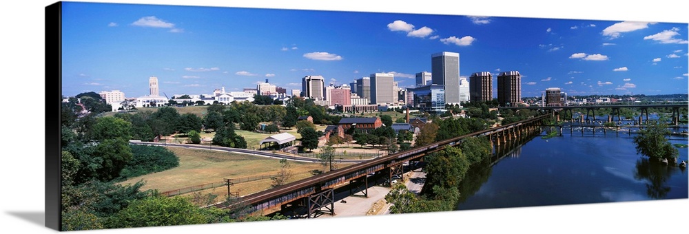 Skyscrapers in a city, Richmond, Virginia, USA