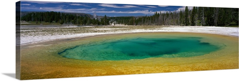 Spring Beauty Pool Yellowstone National Park WY | Great Big Canvas