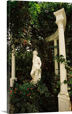 Statue in a garden, Magnolia Plantation And Gardens, Charleston, Charleston County, South Carolina,