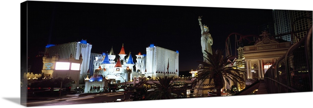 USA, Nevada, Las Vegas. View of Statue of Liberty replica
