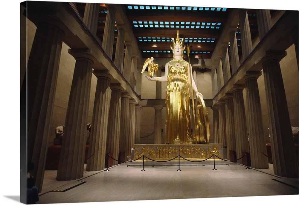 Statue of the Greek Goddess Athena, The Parthenon, Centennial Park