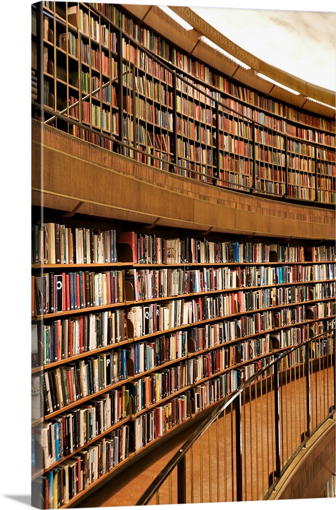 Stockholm city library, stockholm, sweden.