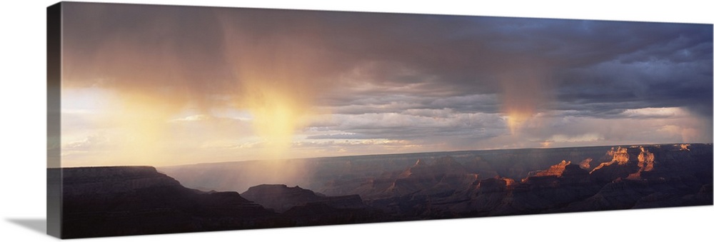 Storm cloud over a landscape, Grand Canyon National Park, Arizona