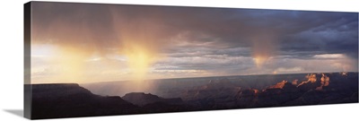 Storm cloud over a landscape, Grand Canyon National Park, Arizona