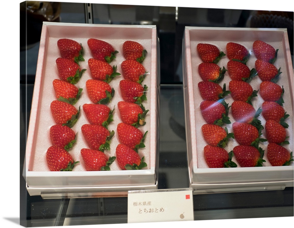Strawberries for sale, Takayama, Japan