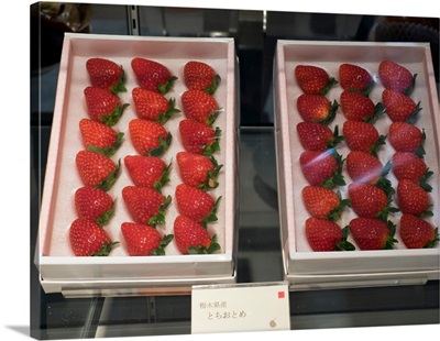 Strawberries for sale, Takayama, Japan