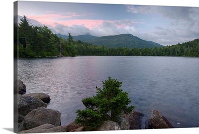 Summer morning on Copperas Pond, Adirondack Park, New York State