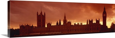 Sundown Houses of Parliament London England