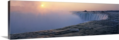 Sunrise Horseshoe Falls Niagara Falls NY