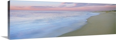 Sunrise shoreline along Playa La Cochora, Todos Santos, Baja California Sur, Mexico