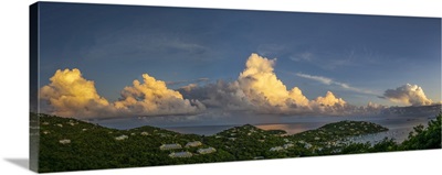 Sunset Above Sea, St. John, US Virgin Islands