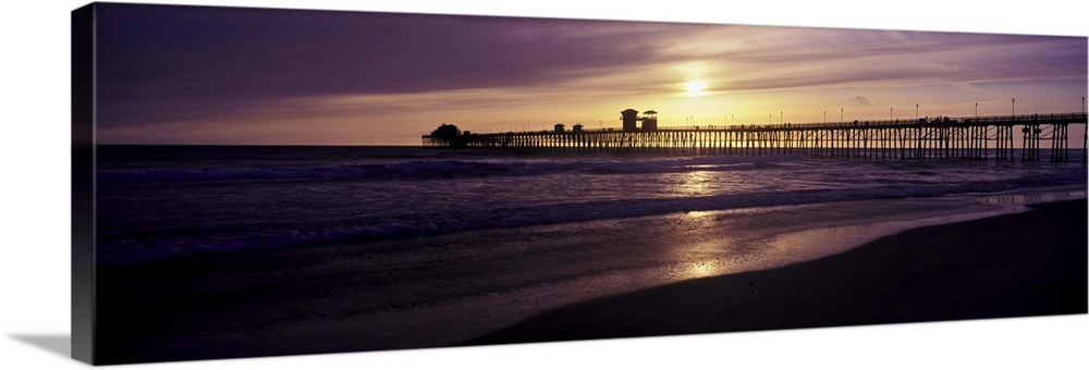 Sunset at Oceanside Pier, Oceanside, California