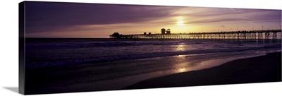 Sunset at Oceanside Pier, Oceanside, California