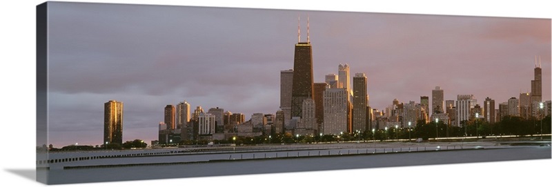 Sunset Chicago IL Wall Art, Canvas Prints, Framed Prints, Wall Peels ...