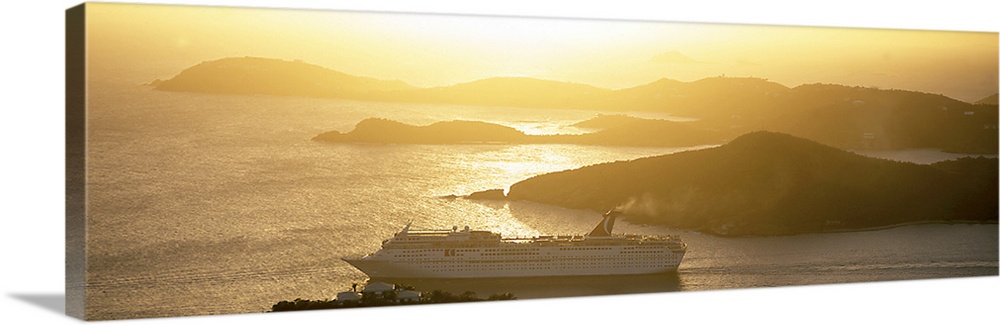 Sunset Cruise Ship St Thomas US Virgin Islands