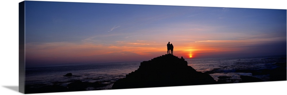 Sunset Giant's Causeway Ireland