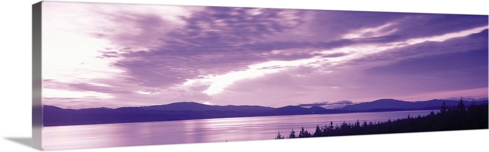 Sunset Lake New Zealand