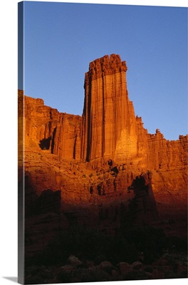 Sunset Light On Fisher Towers
