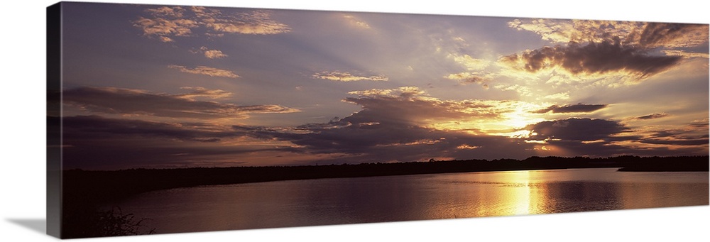 Sunset over the Ocean, Amelia Island, Nassau County, Florida, USA