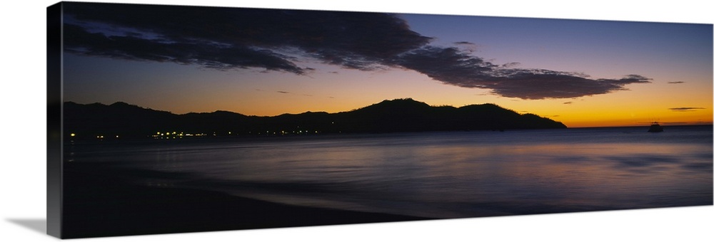 Sunset over the sea, Playa Del Coco, Liberia, Guanacaste, Costa Rica