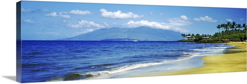 Surf on the beach, Kapalua Beach, Maui, Hawaii | Great Big Canvas