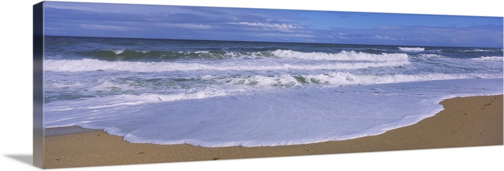 Surf on the beach, Playlinda Beach, Canaveral National Seashore, Titusville, Florida