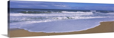 Surf on the beach, Playlinda Beach, Canaveral National Seashore, Titusville, Florida