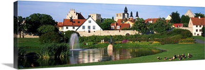 Sweden, Gotland, Visby, medieval walled town