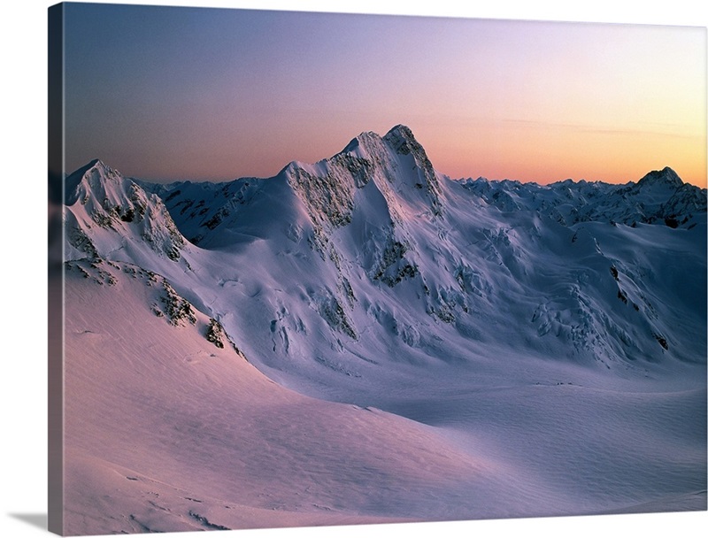 Tasman Glacier Mount Cook National Park New Zealand Wall Art, Canvas ...