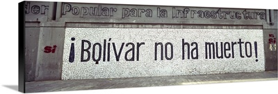 Text on a wall La Hoyada Caracas Venezuela