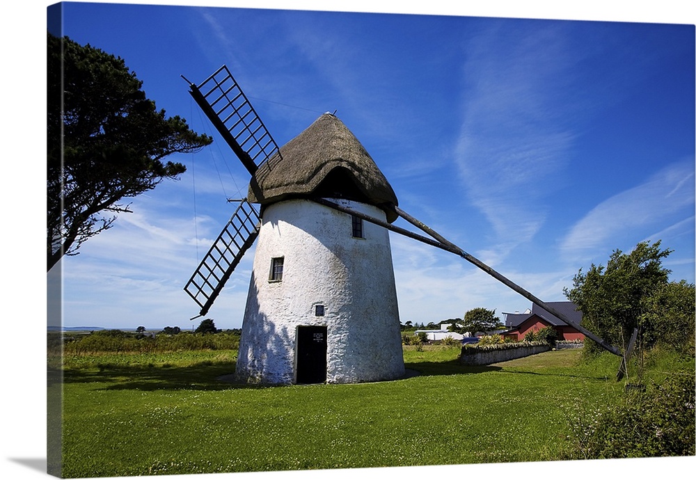 Thatched Windmill, Tacumshane, County Wexford, Ireland