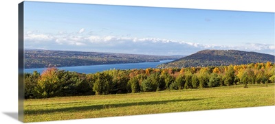 The Bluff on Keuka Lake in autumn, Finger Lakes