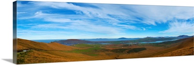 The Coomanaspig Pass, Overlooking Portmagee, The Ring of Kerry, County Kerry, Ireland