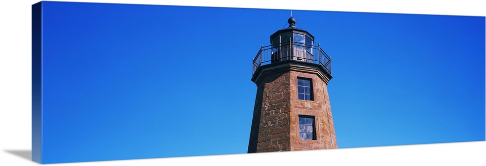 The Point Judith Light, Narragansett Bay, Block Island Sound, Rhode Island, USA