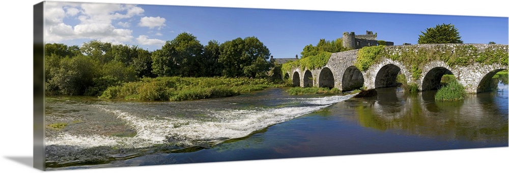 Thirteen Arch Bridge over the River Funshion, Glanworth, County Cork, Ireland