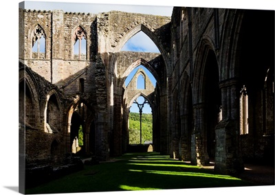 Tintern Abbey, Monmouthshire, Wales, United Kingdom. The Abbey Was Founded In 1131.