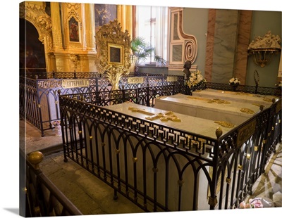 Tombs in the Peter And Paul Cathedral, Peter and Paul Fortress, St. Petersburg, Russia