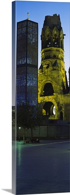 Tower of a church, Kaiser Wilhelm Memorial Church, Berlin, Germany
