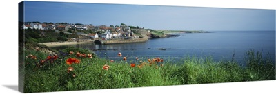 Town at the waterfront, Crail, Fife, Scotland