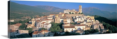 Town, Goriano Sicoli, L'Aquila Province, Abruzzo, Italy