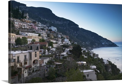 Town on the hillside, Positano, Amalfi Coast, Campania, Italy