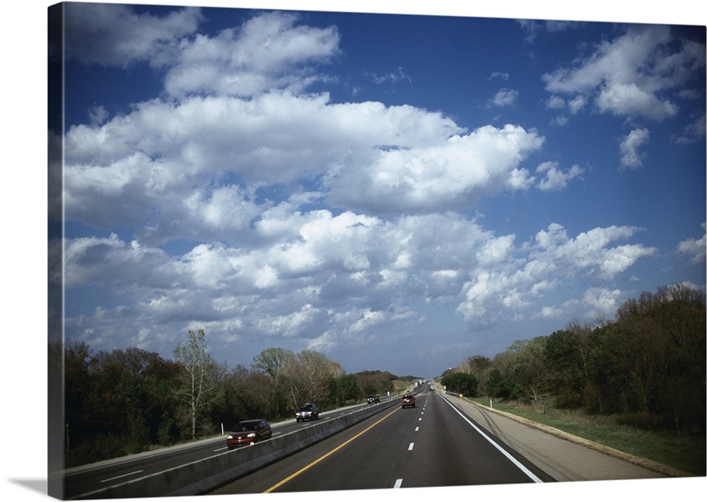 Traffic on a highway, Interstate 44, Creek County, Oklahoma
