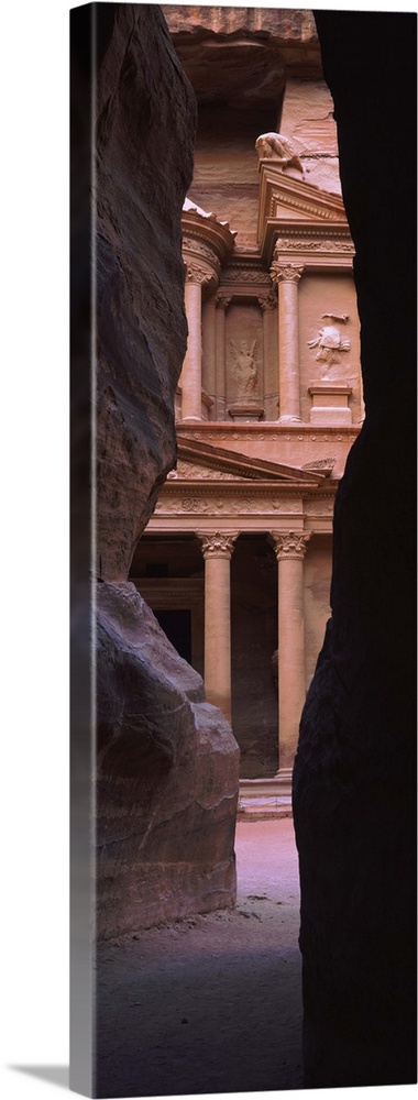 Treasury through the rocks, Petra, Wadi Musa, Jordan