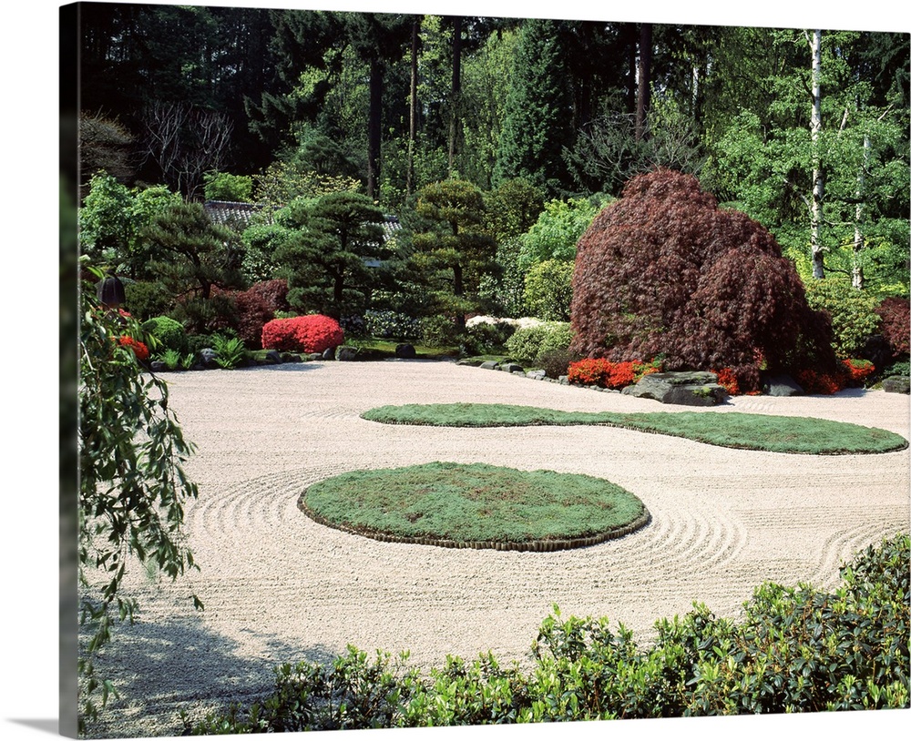The flat garden, Japanese Garden, Washington Park, Portland, Oregon