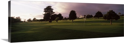 Trees in a golf course Montecito Country Club Santa Barbara California