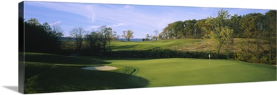 Trees on a golf course, Whitetail Golf Resort, Mercersburg, Pennsylvania