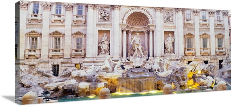 Trevi Fountain Rome Italy Wall Art, Canvas Prints, Framed ...