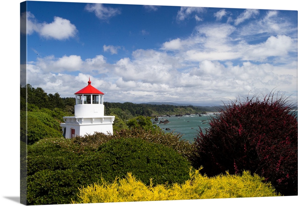 Trinidad head light house on the coast, eureka, california, USA.