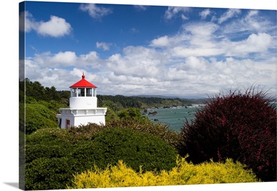 Trinidad Head Light House On The Coast, Eureka, California, USA